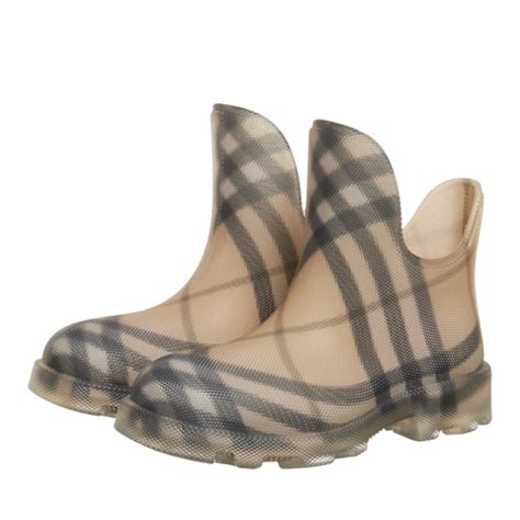 burberry regen stiefel mit fransen|Regenstiefel „Marsh“ aus Gummi in Check .